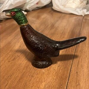 Vintage Avon Pheasant Decanter empty
